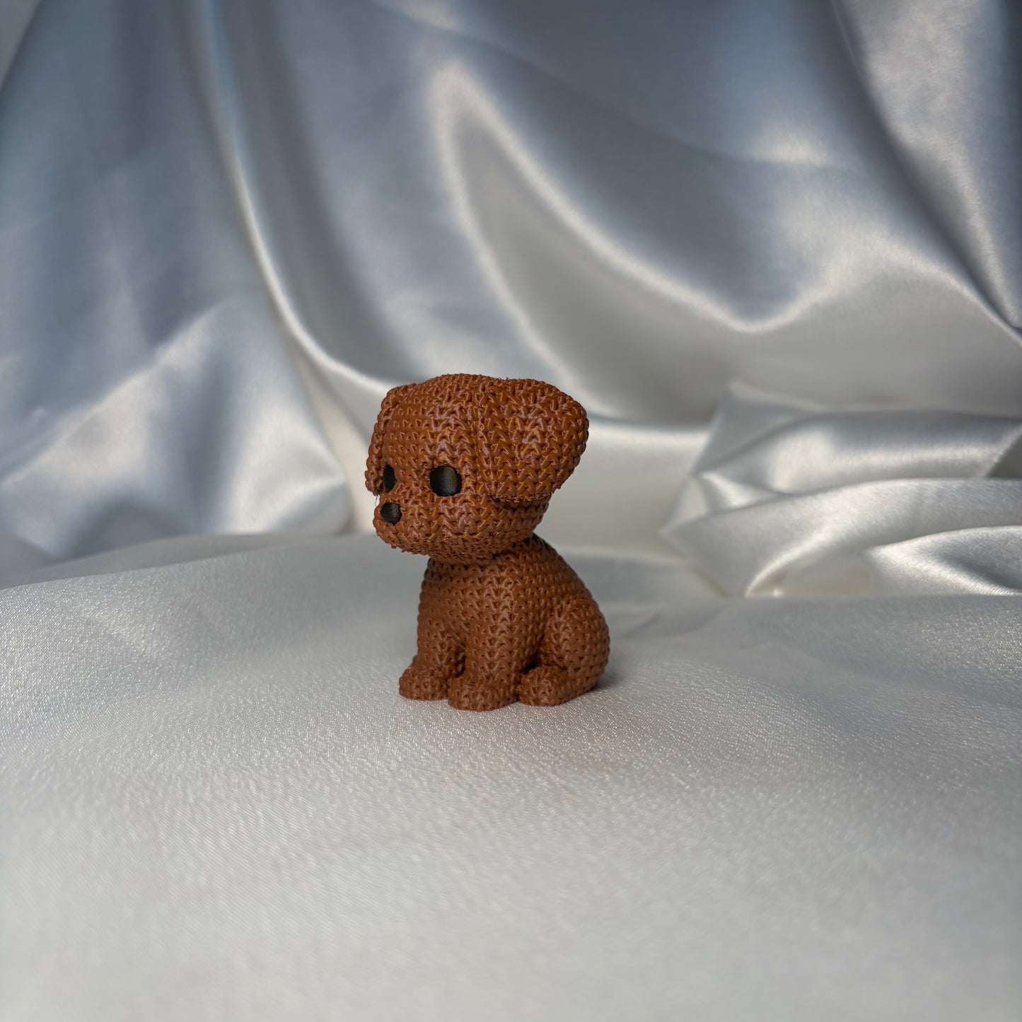 Hund Figur in Strickoptik