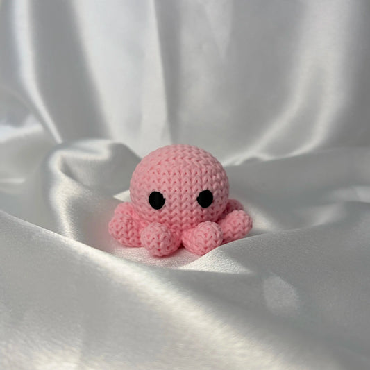 Oktopus Figur in Strickoptik