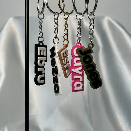 Personalisierte Namensschlüsselanhänger