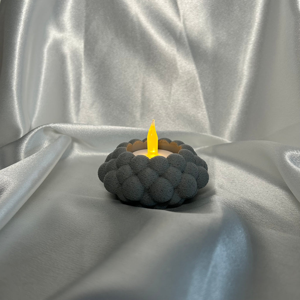 LED-Teelichthalter Bubble