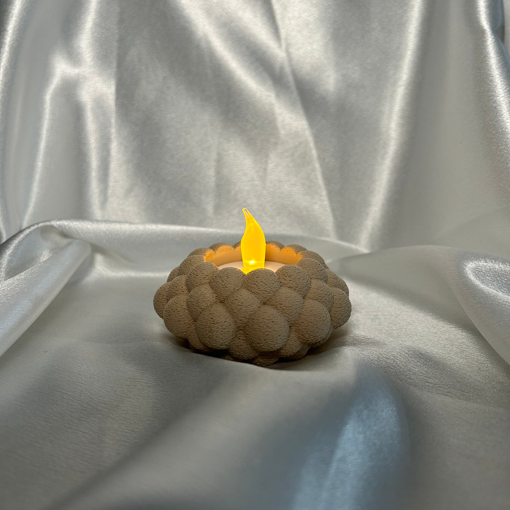 LED-Teelichthalter Bubble