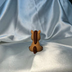 Gestrickte Pferdefigur Ansicht von hinten