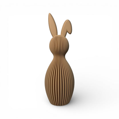 Ein Osterhase in beige