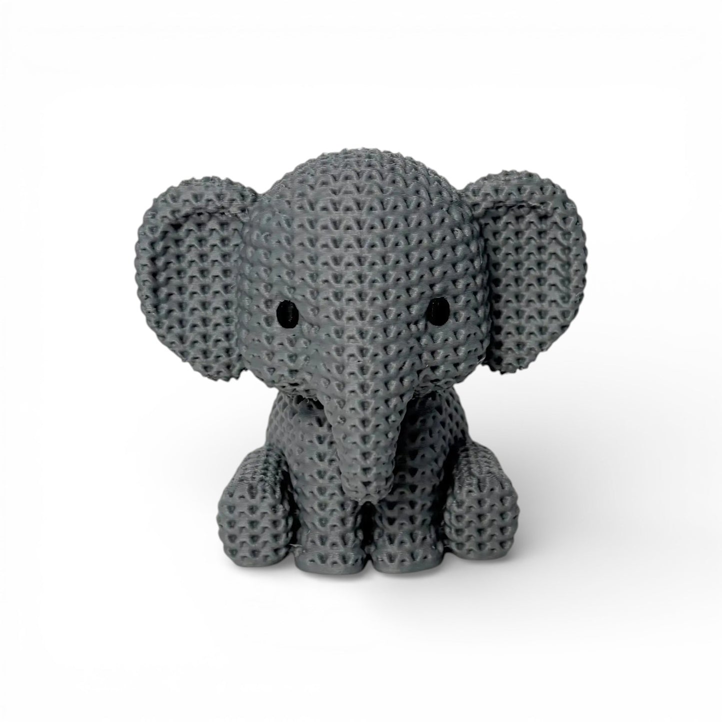 Elefant Figur in Strickoptik
