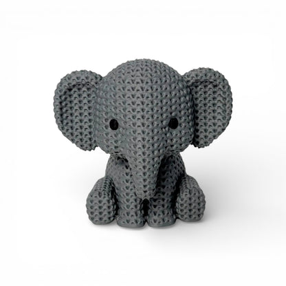 Elefant Figur in Strickoptik