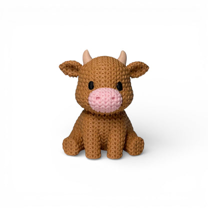 Kuh Figur in Strickoptik