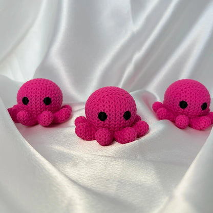 Oktopus Figur in Strickoptik