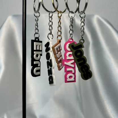 Personalisierte Namensschlüsselanhänger