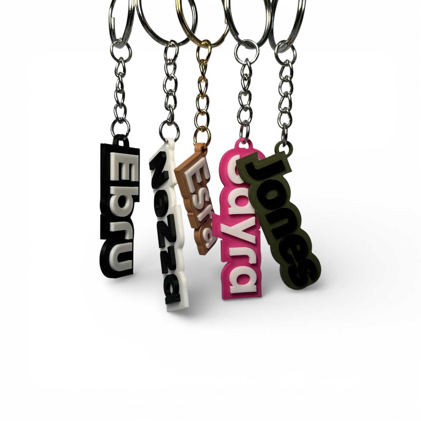 Personalisierte Namensschlüsselanhänger