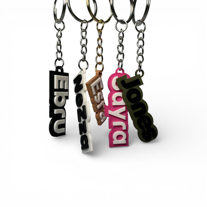 Personalisierte Namensschlüsselanhänger