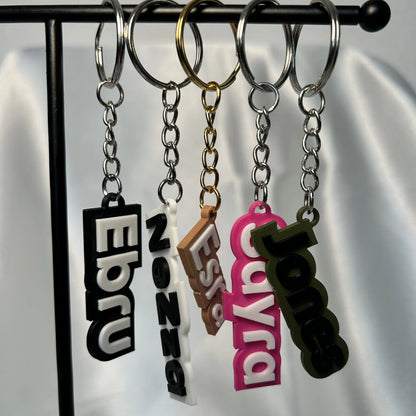 Personalisierte Namensschlüsselanhänger