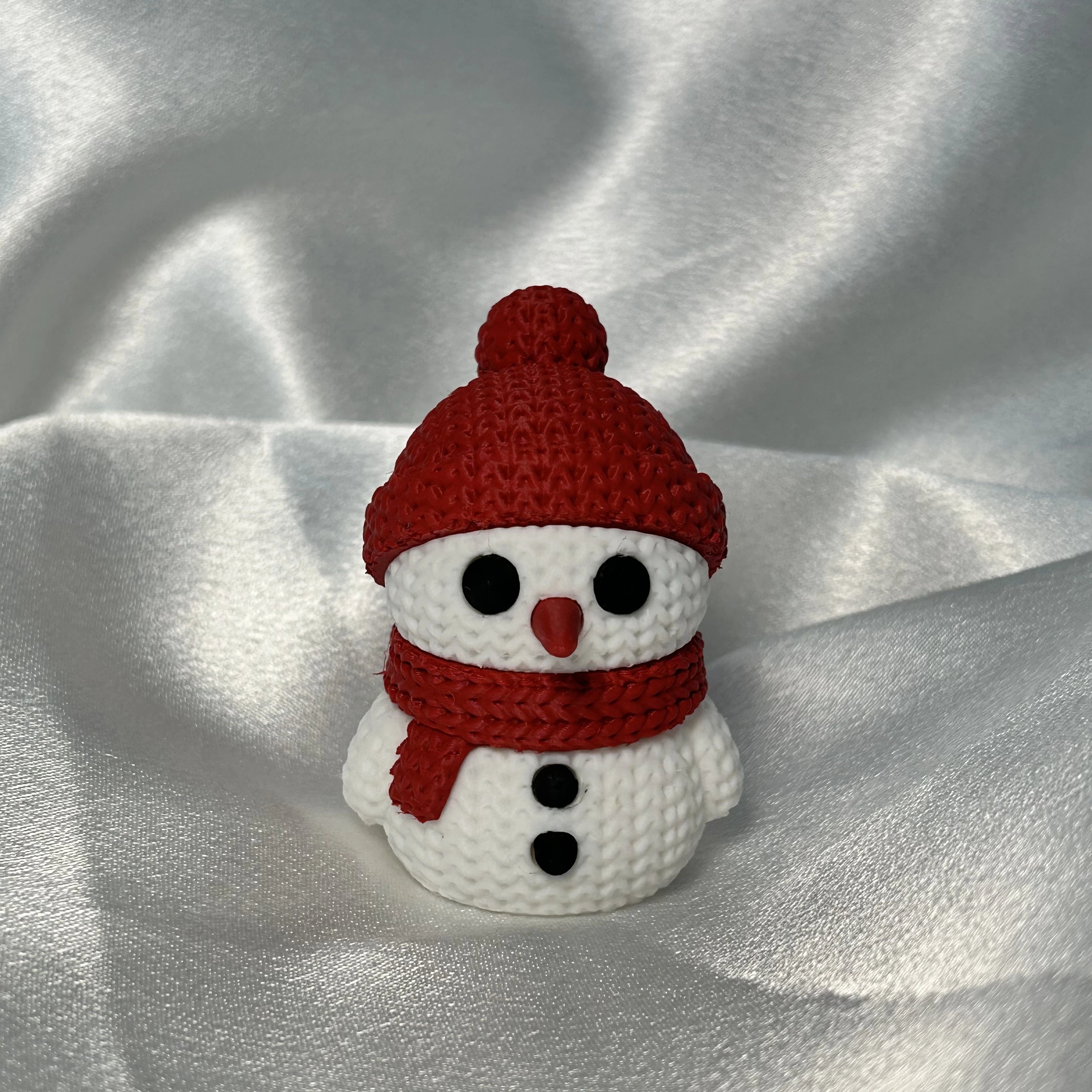 Gestrickter Schneemann 